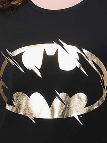 Batman Black Tshirt For Women - Image 5