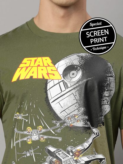 Star Wars Green Tshirt For Men - Image 2