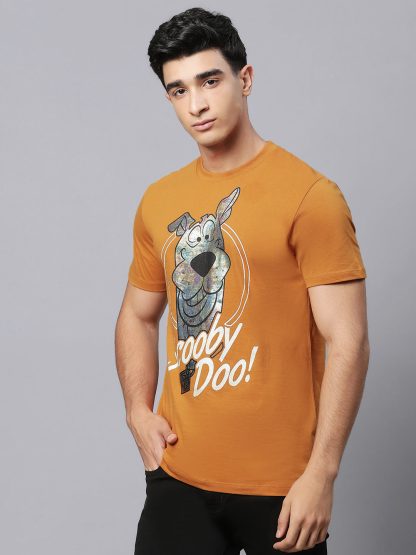 Scooby Doo Brown Tshirt For Men - Image 3