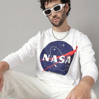 NASA White Sweatshirt For Men
