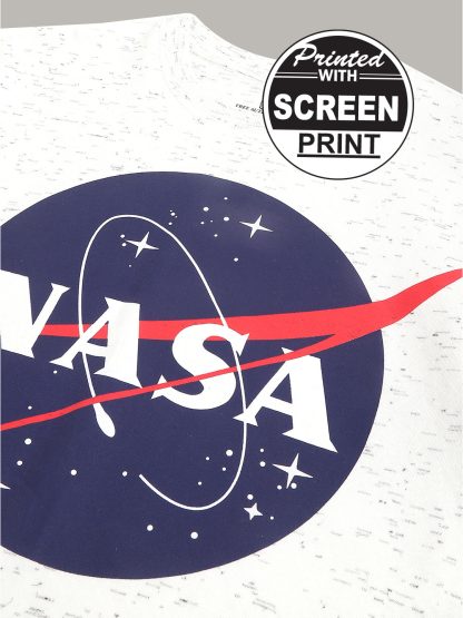 NASA White Sweatshirt For Men - Image 2