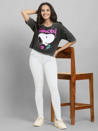 Peanuts Oversized Tshirt For Women - Image 4