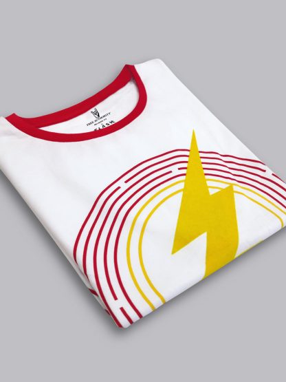 The Flash Relaxed Fit White Tshirt For Women - Image 2