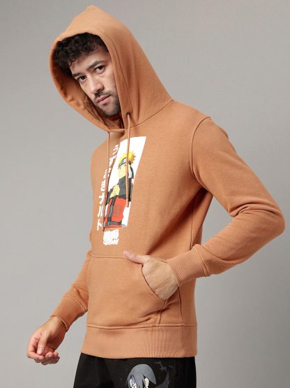 Naruto Cream Hoodie For Men - Image 3