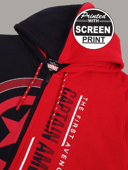 Captain America Regular Fit Hoodie Jacket Men - Image 2