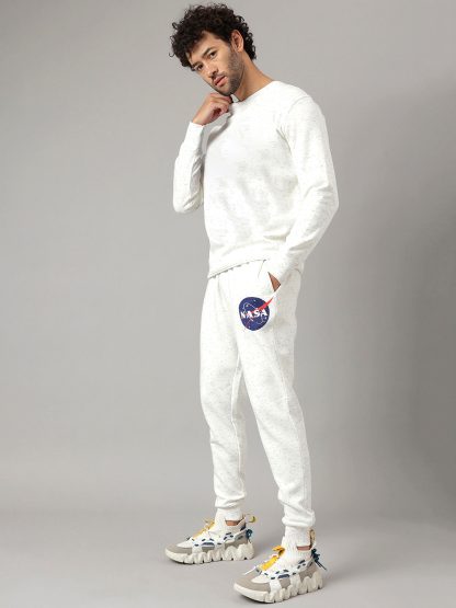 NASA White Jogger For Men - Image 4