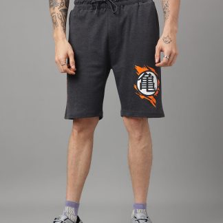 Dragon Ball Z Grey Shorts For Men