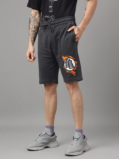 Dragon Ball Z Grey Shorts For Men - Image 2