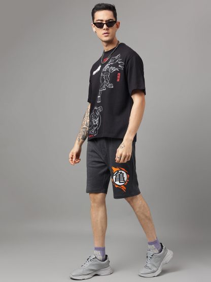 Dragon Ball Z Grey Shorts For Men - Image 4