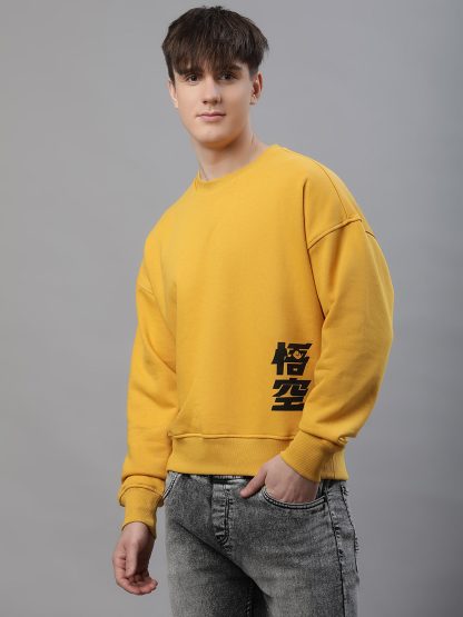 Dragon Ball Z Yellow Sweatshirt For Men - Image 4