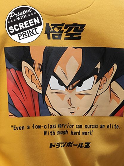 Dragon Ball Z Yellow Sweatshirt For Men - Image 6