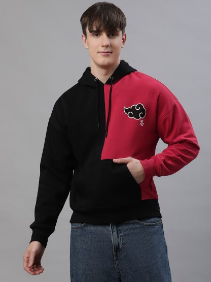 Naruto Oversized Black Hoodie For Men - Image 3