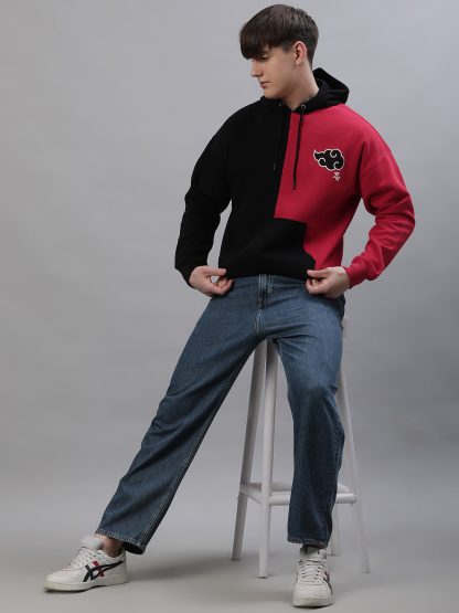 Naruto Oversized Black Hoodie For Men - Image 5