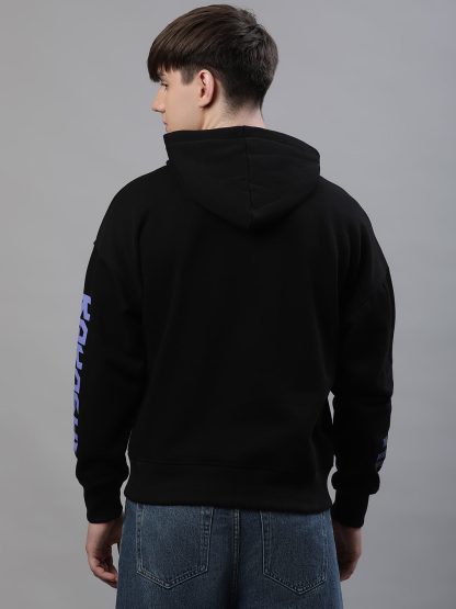 Naruto Oversized Black Hoodie For Men - Image 5