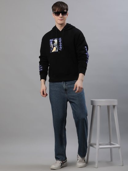 Naruto Oversized Black Hoodie For Men - Image 6
