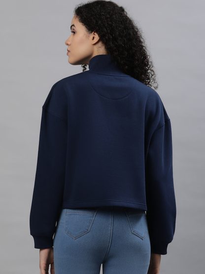 NASA Oversized Navy Sweatshirt For Women - Image 4