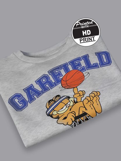 Garfield Grey Relaxed Fit Sweatshirt For Women - Image 2