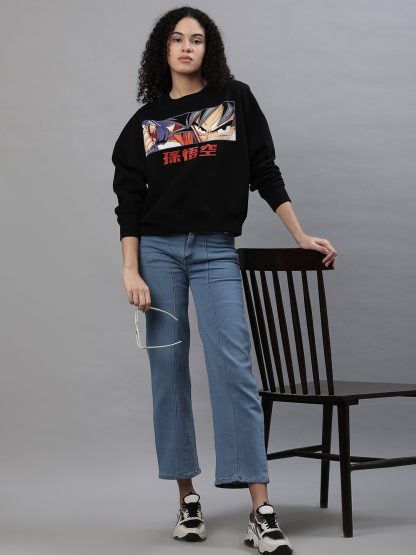 Dragon Ball Z Black Sweatshirt For Women - Image 5