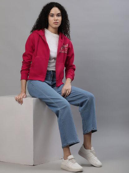 Tom & Jerry Red Hoodie Jacket Women - Image 5