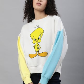 Looney Tunes Oversized Sweatshirt For Women