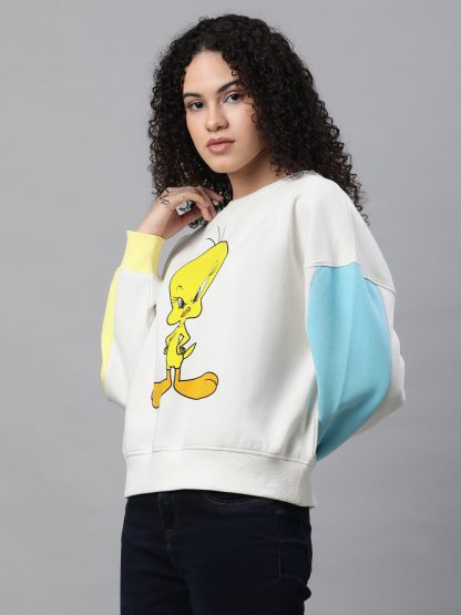 Looney Tunes Oversized Sweatshirt For Women - Image 3