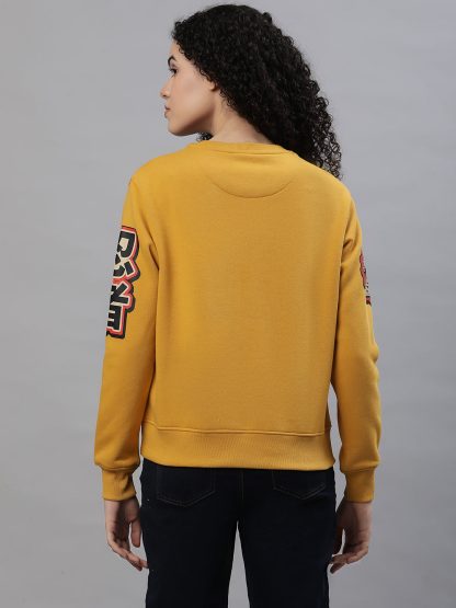 Naruto Relaxed Fit Yellow Sweatshirt For Women - Image 5