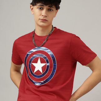 Captain America Regular Fit Tshirt For Men