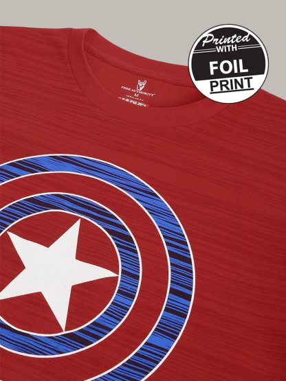 Captain America Regular Fit Tshirt For Men - Image 2