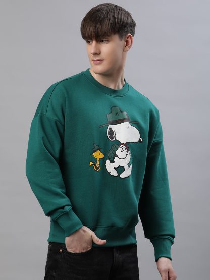 Peanuts Oversized Sweatshirt For Men - Image 3