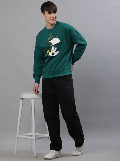 Peanuts Oversized Sweatshirt For Men - Image 5
