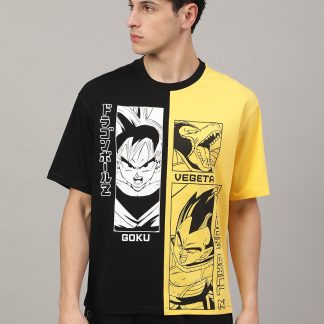 Dragon Ball Z Printed Oversized Tshirt For Men