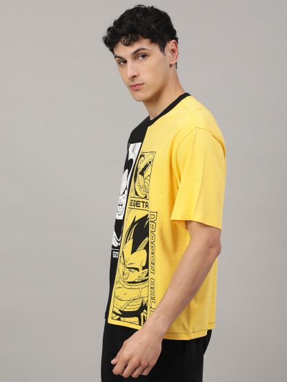 Dragon Ball Z Printed Oversized Tshirt For Men - Image 3