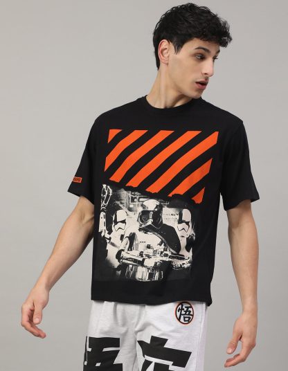 Star Wars Ep- Ix Printed Oversized Tshirt For Men - Image 3