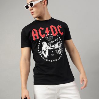 AC/DC Regular Fit Tshirt For Men