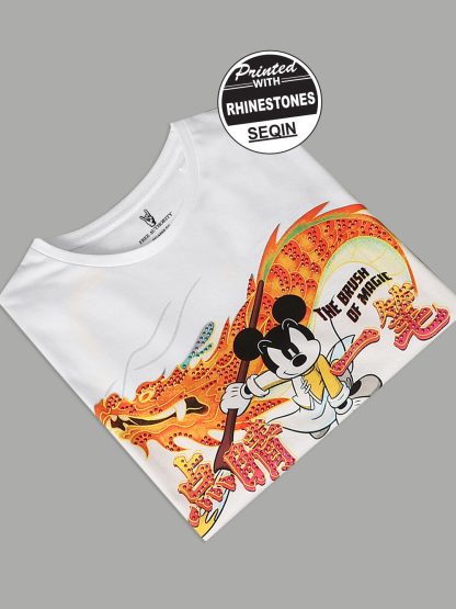 Mickey & Friends Relaxed Fit Tshirt For Women - Image 2