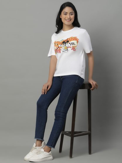 Mickey & Friends Relaxed Fit Tshirt For Women - Image 5