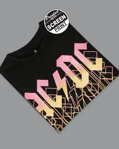 AC/DC Relaxed Fit Tshirt For Women - Image 2