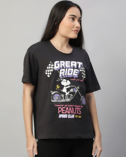 Peanuts Relaxed Fit Tshirt For Women - Image 3
