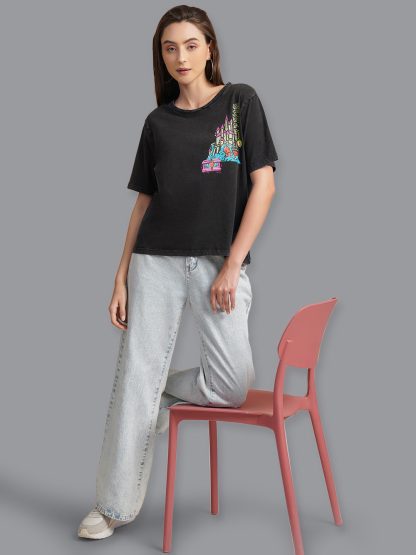 Disney Snow White The Evil Queen Relaxed Fit Tshirt Women - Image 4