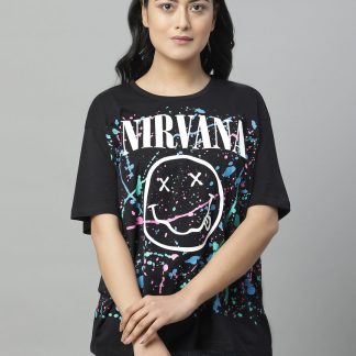 Nirvana Oversized Tshirt For Women