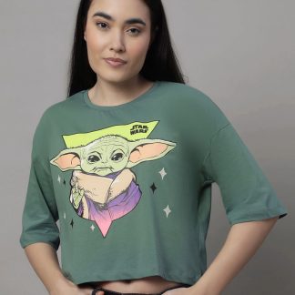 Star Wars Ep- Ix Printed Oversized Tshirt For Women