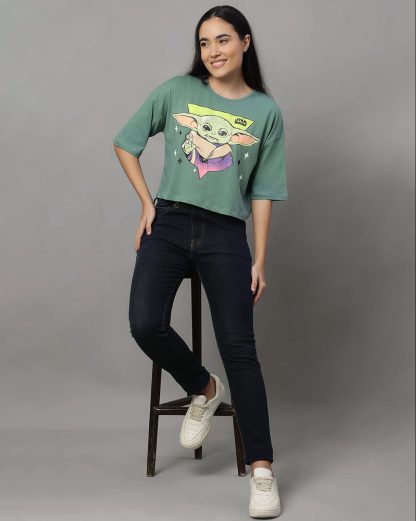 Star Wars Ep- Ix Printed Oversized Tshirt For Women - Image 5