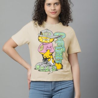 Garfield Regular Fit Tshirt For Women