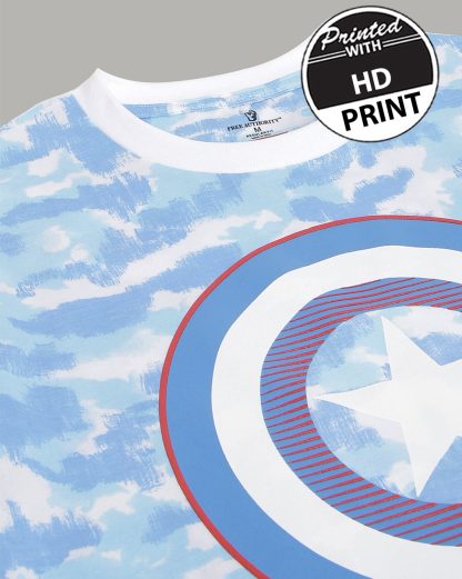 Captain America Regular Fit Tshirt For Men - Image 2