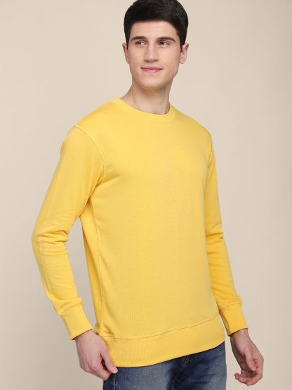 Yellow Sweatshirt Men - Image 3