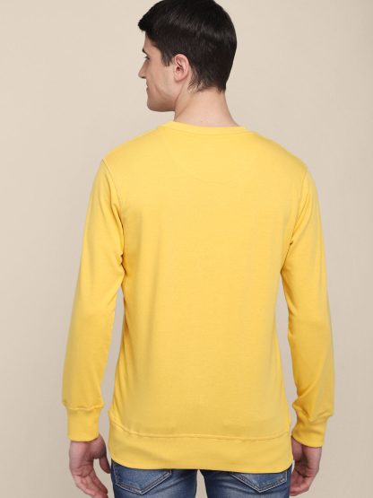 Yellow Sweatshirt Men - Image 4