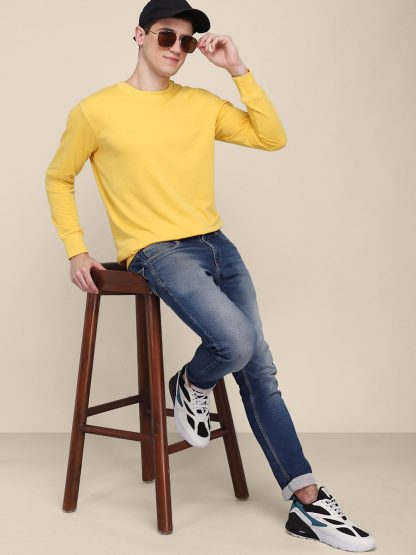 Yellow Sweatshirt Men - Image 5