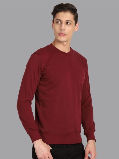 Maroon Sweatshirt Men - Image 3