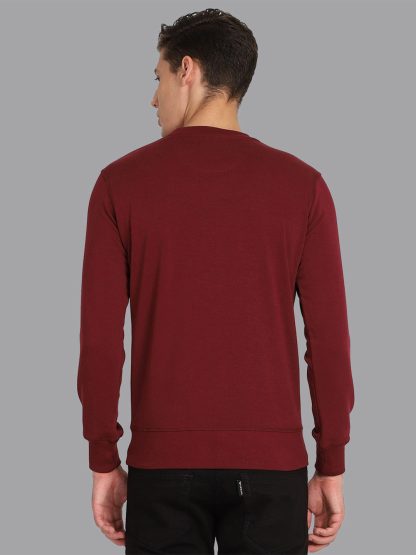 Maroon Sweatshirt Men - Image 4