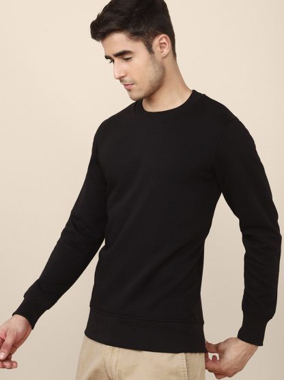 Black Sweatshirt Men - Image 2